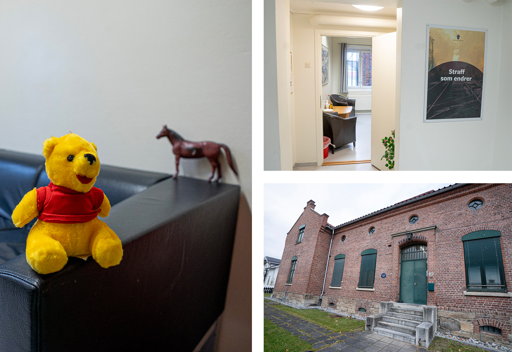 Barn p&aring; bes&oslash;k i fengsel. Hamar fengsel.