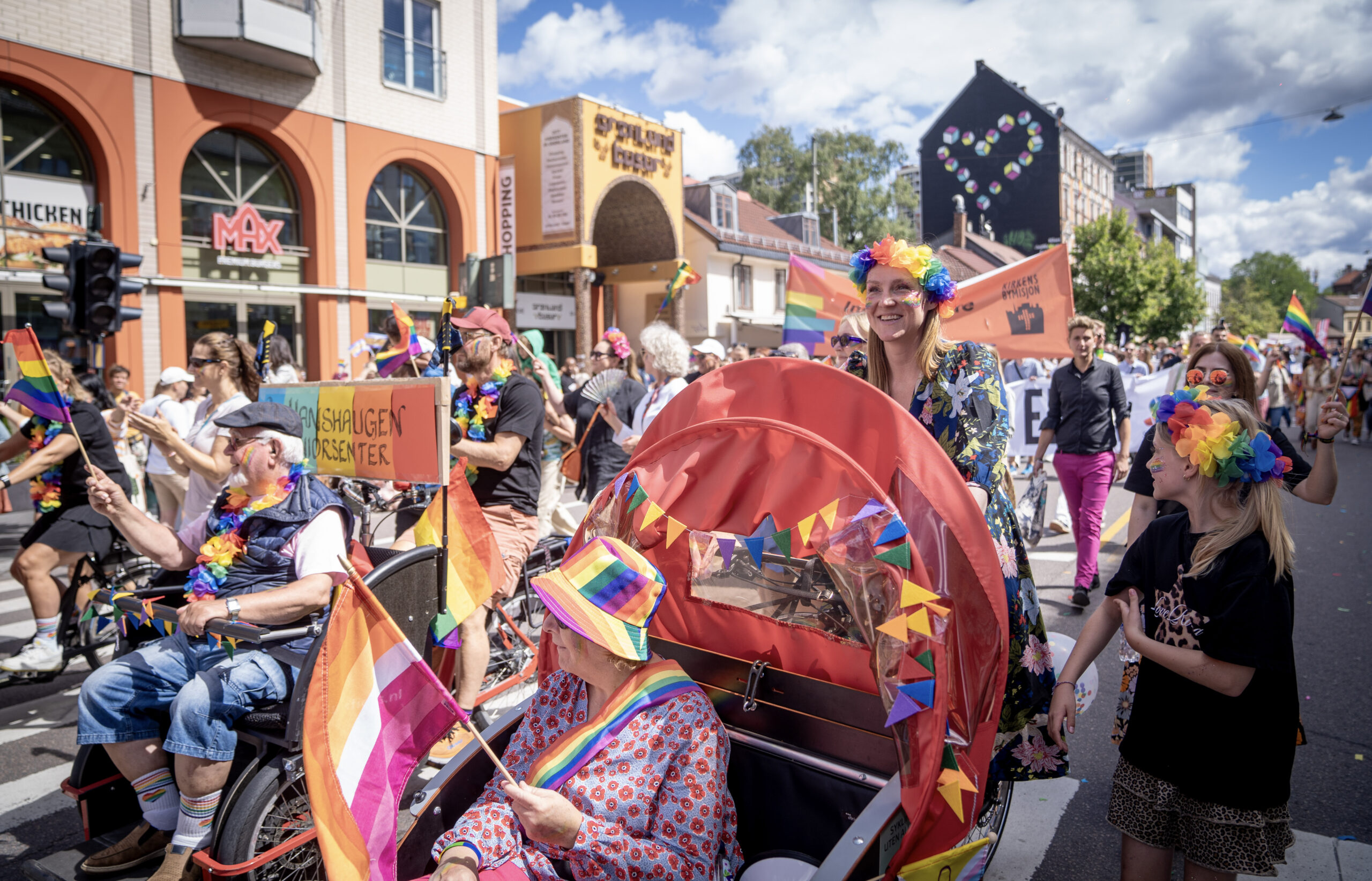 Frå pridefeiring i Oslo, 2024