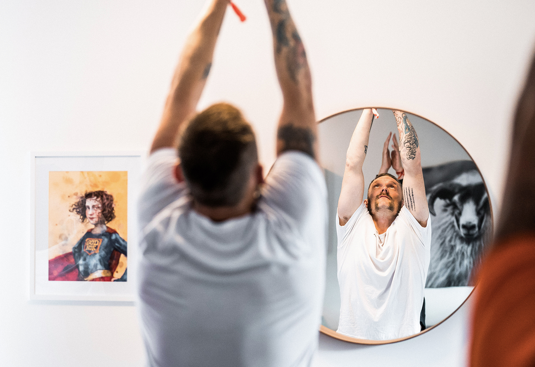 Line og Richard, Orgosenteret