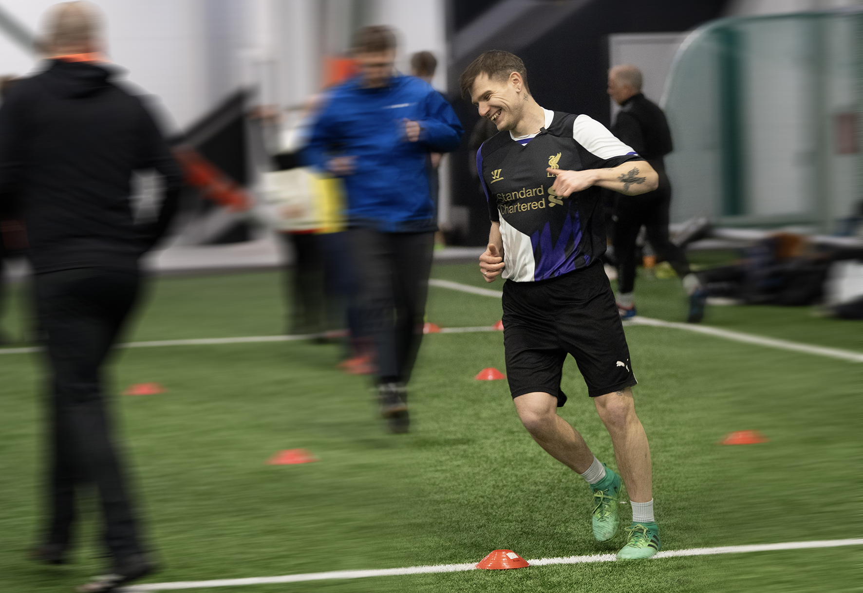 Bo-team, Ung i bolig, T&oslash;nsberg: Sebastian, ung mentor. Foto: Torstein Ihle