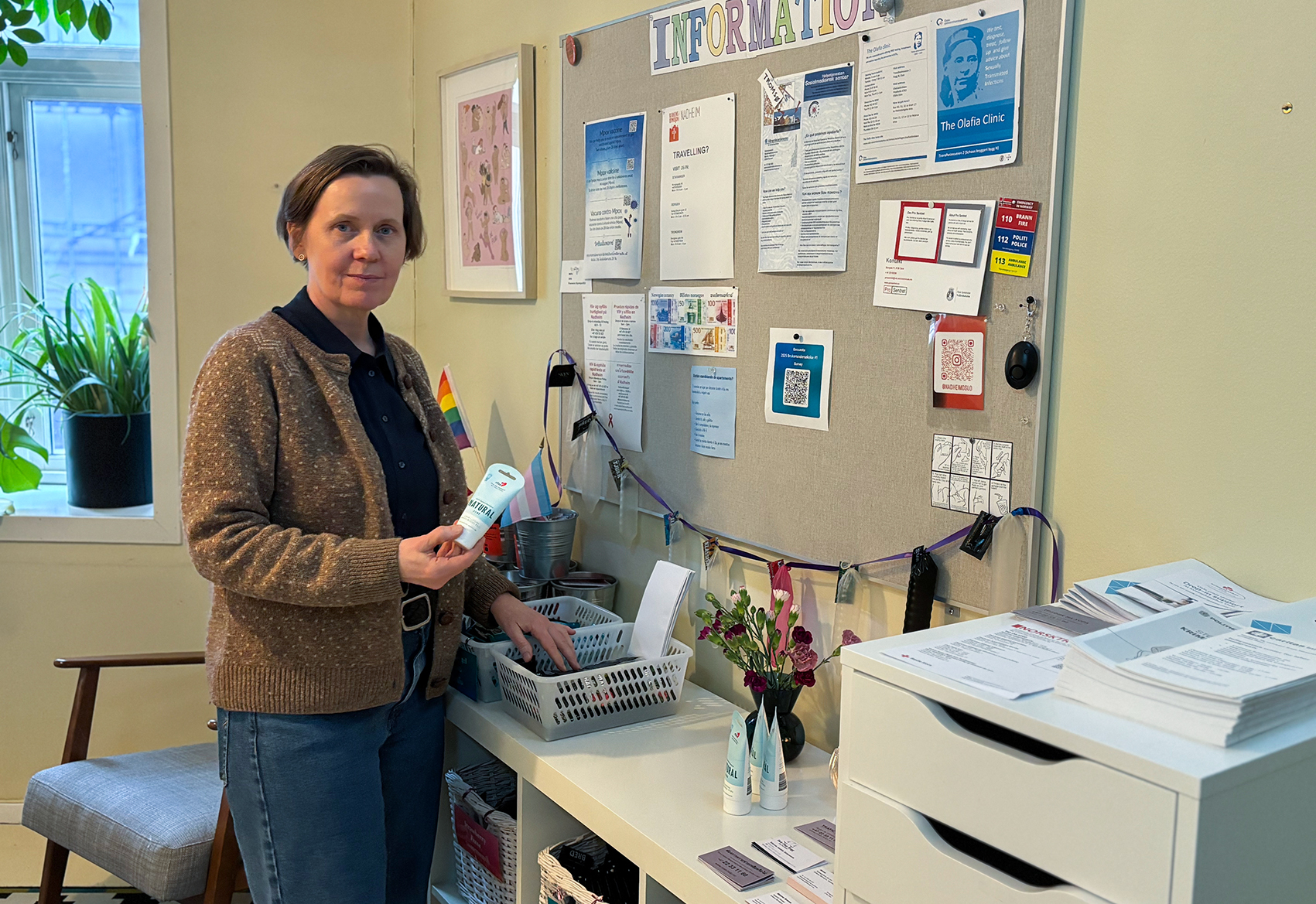 avdelingsleder Amy Medin i Nadheim, Oslo.