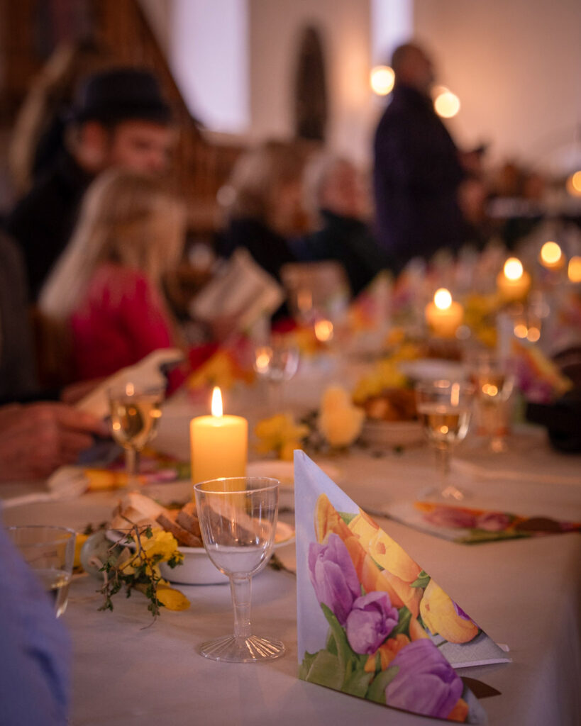 P&aring;skelunsj i Korskirken, Bergen