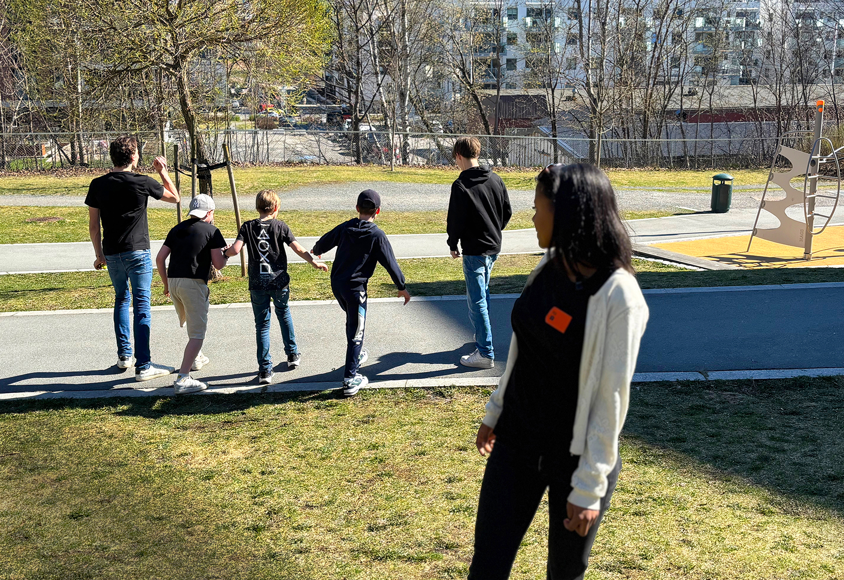 Nabolagshuset, Ensjø. NoAKs og ungdommer ansatt. Foto: Elisbeth Rodrigues