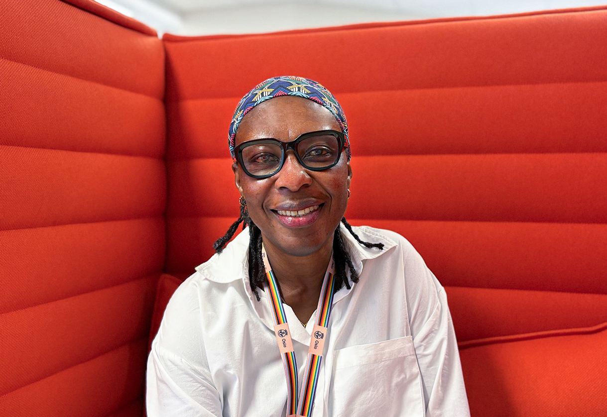 Ruth Nkrumah Paintsil, konsulent og foreldreveileder ved Prim&aelig;rmedisinsk verksted (PMV)