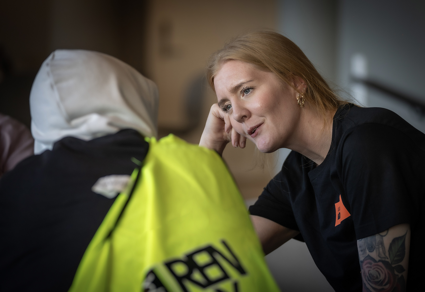 M&oslash;testedet, Bod&oslash;. Sosionom Ine Korsnes-Nerg&aring;rd. Foto: Torstein Ihle