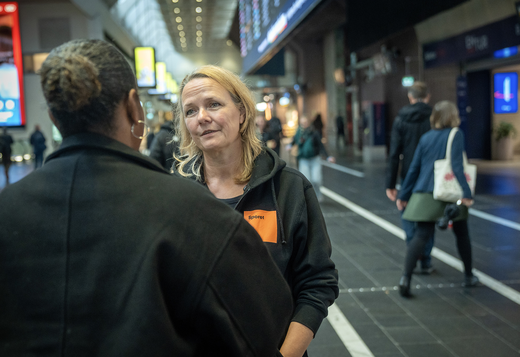 Line Nyhus. Sporet. Oslo S. Foto: Torstein Ihle