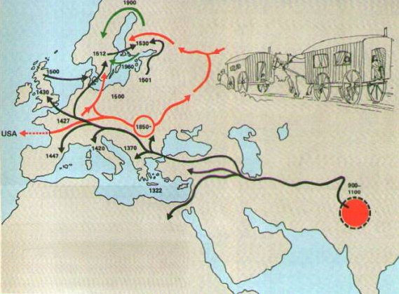 Kart over reiseruten fra India til Norge.