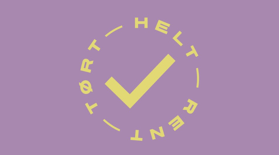 Helt, rent, tørt-logo