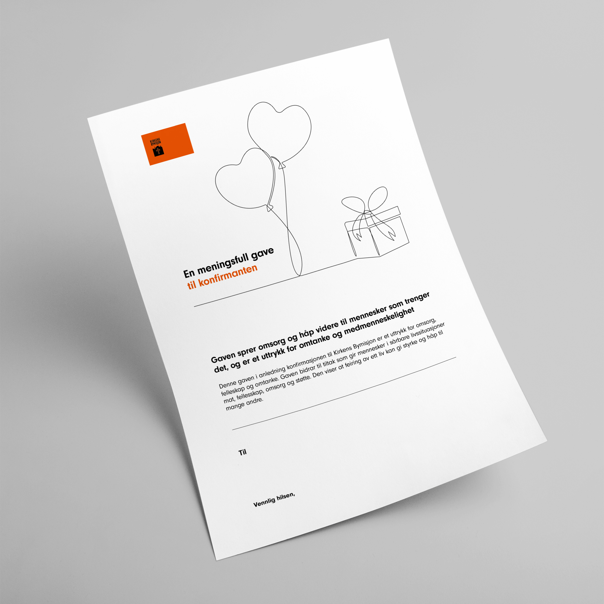 Gi en meningsfull gave til konfirmanten